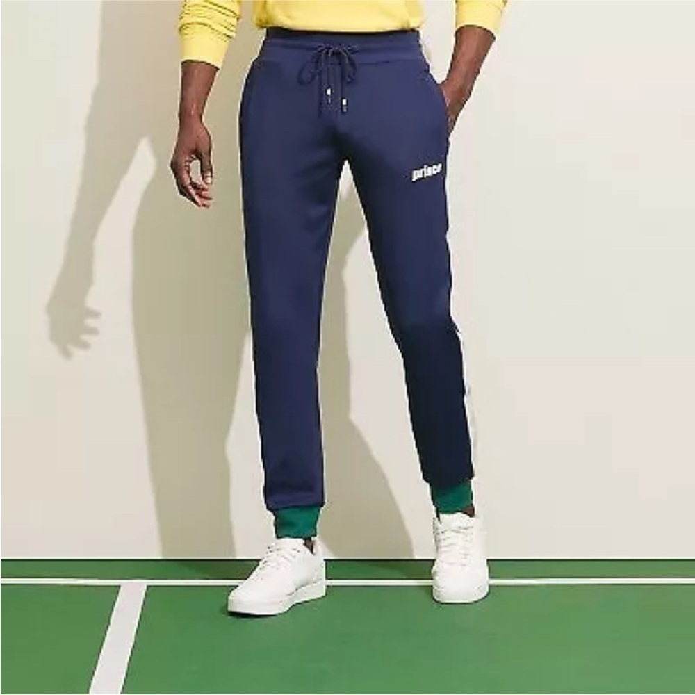 Prince Pickleball Men's Warm-Up Joggers - Navy Blue XL